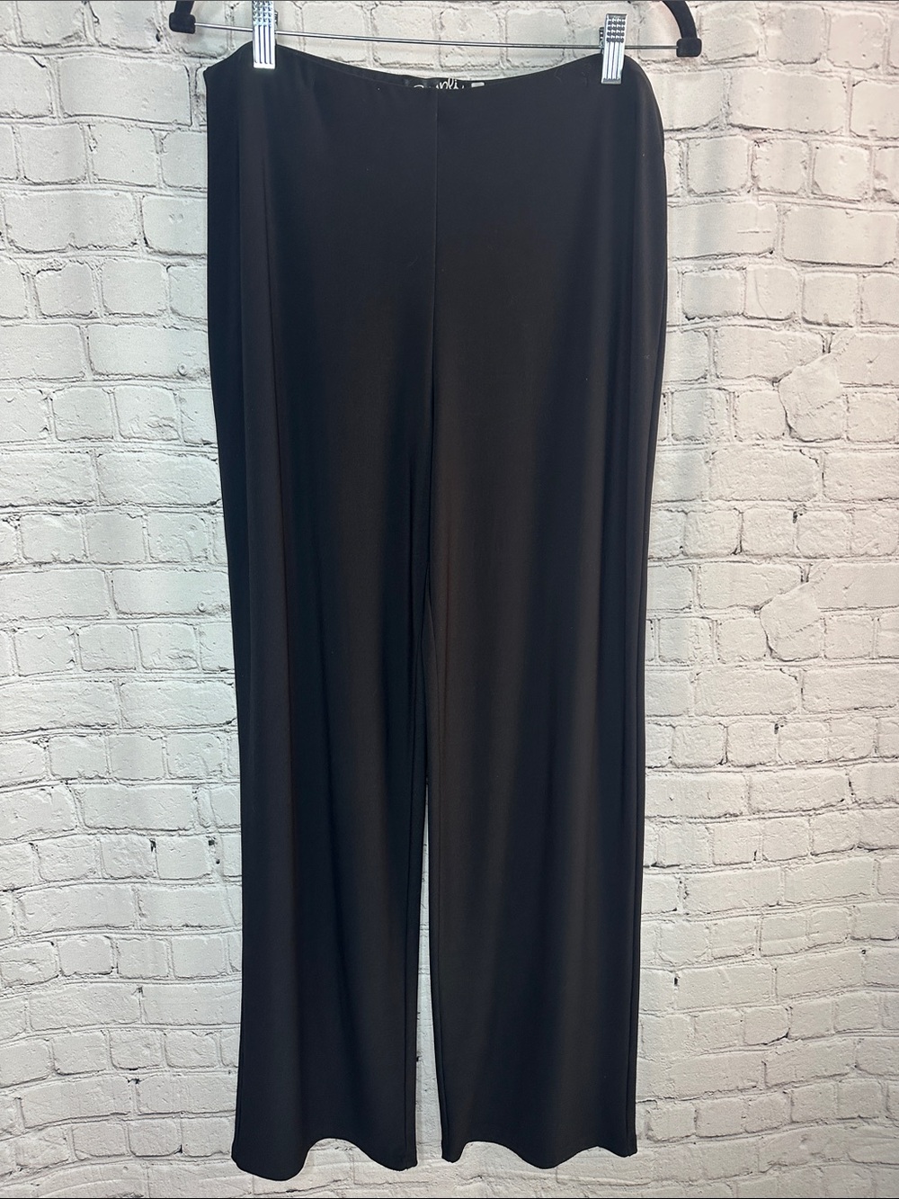 Sympli Black Straight Relaxed Long Pants Size 12